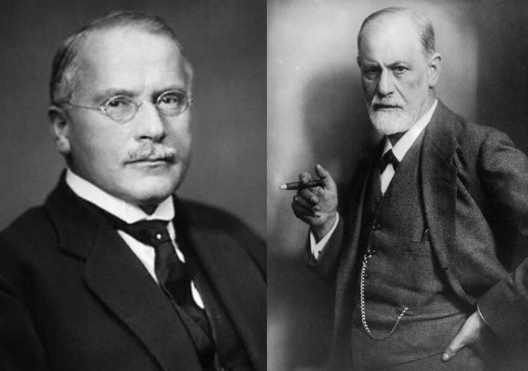 Карл Юнг и Зигмунд Фрейд